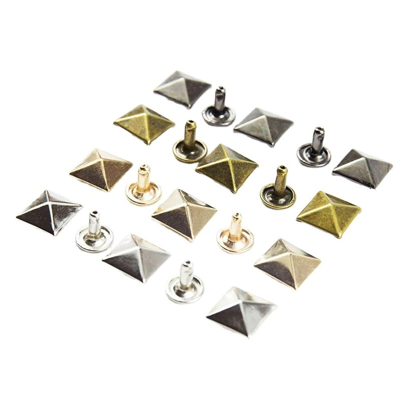 Metal rivets for custom clothing and apparel