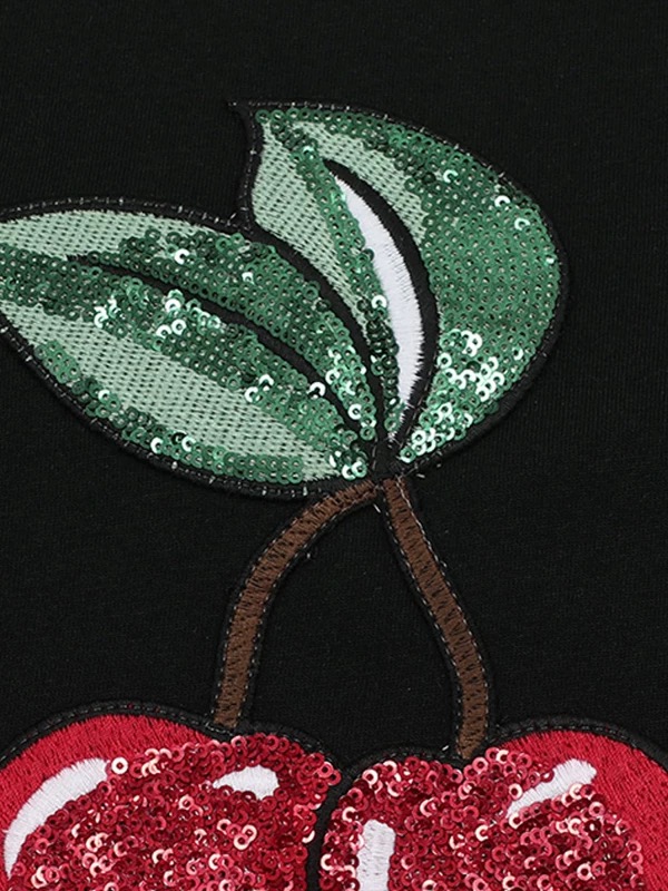 Sequin embroidery technique for custom garment decoration