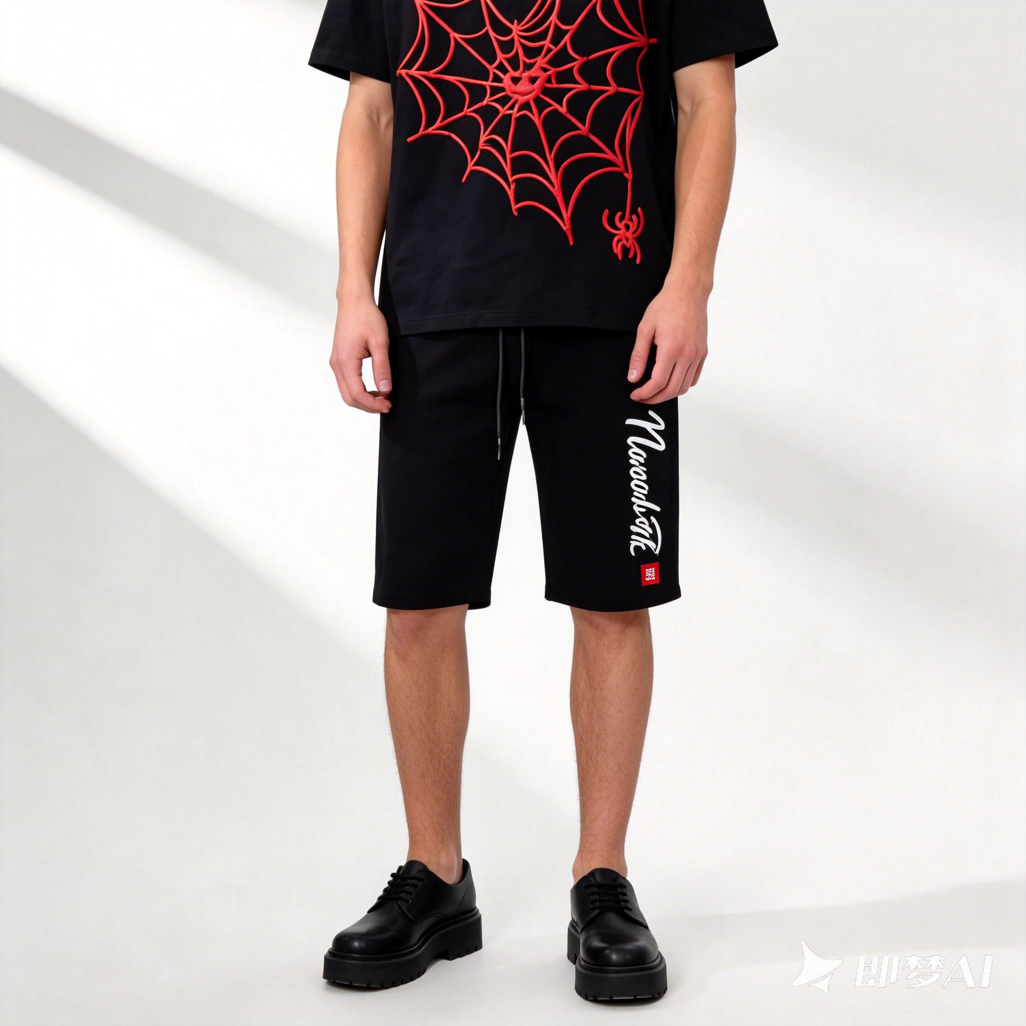 Custom action shorts for athletic sportswear