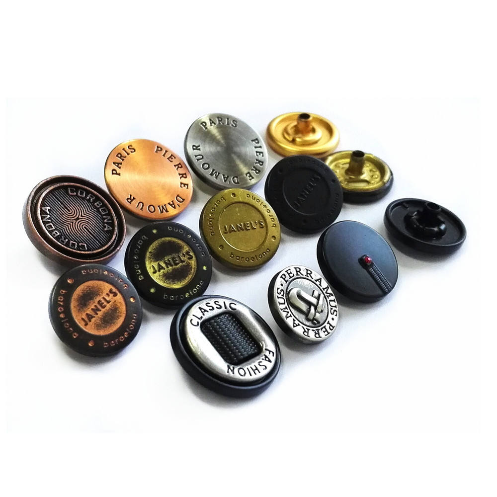 Snap buttons for custom apparel manufacturing