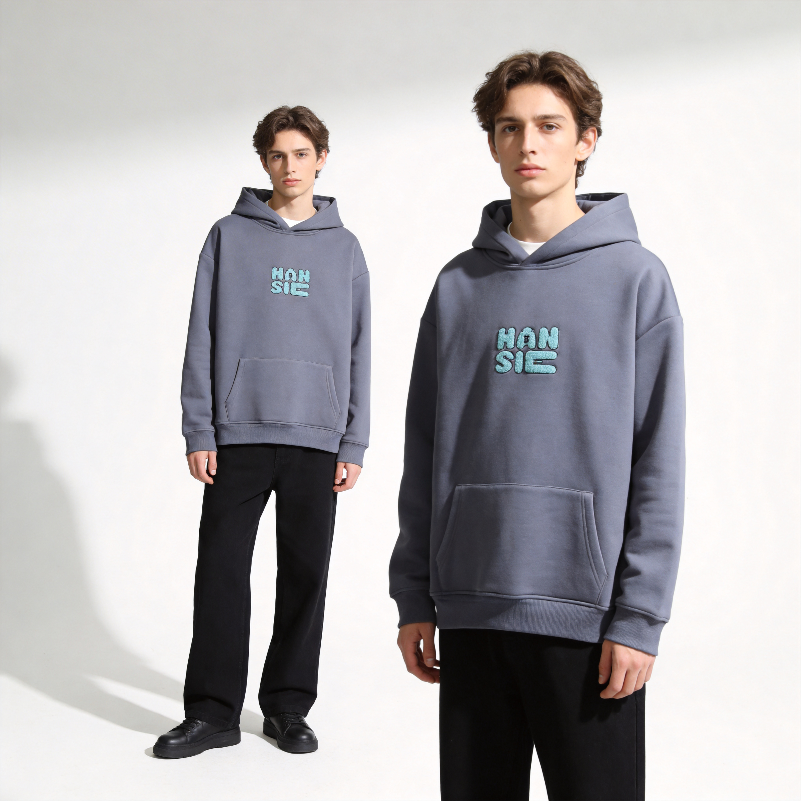 Sweats à capuche brodés