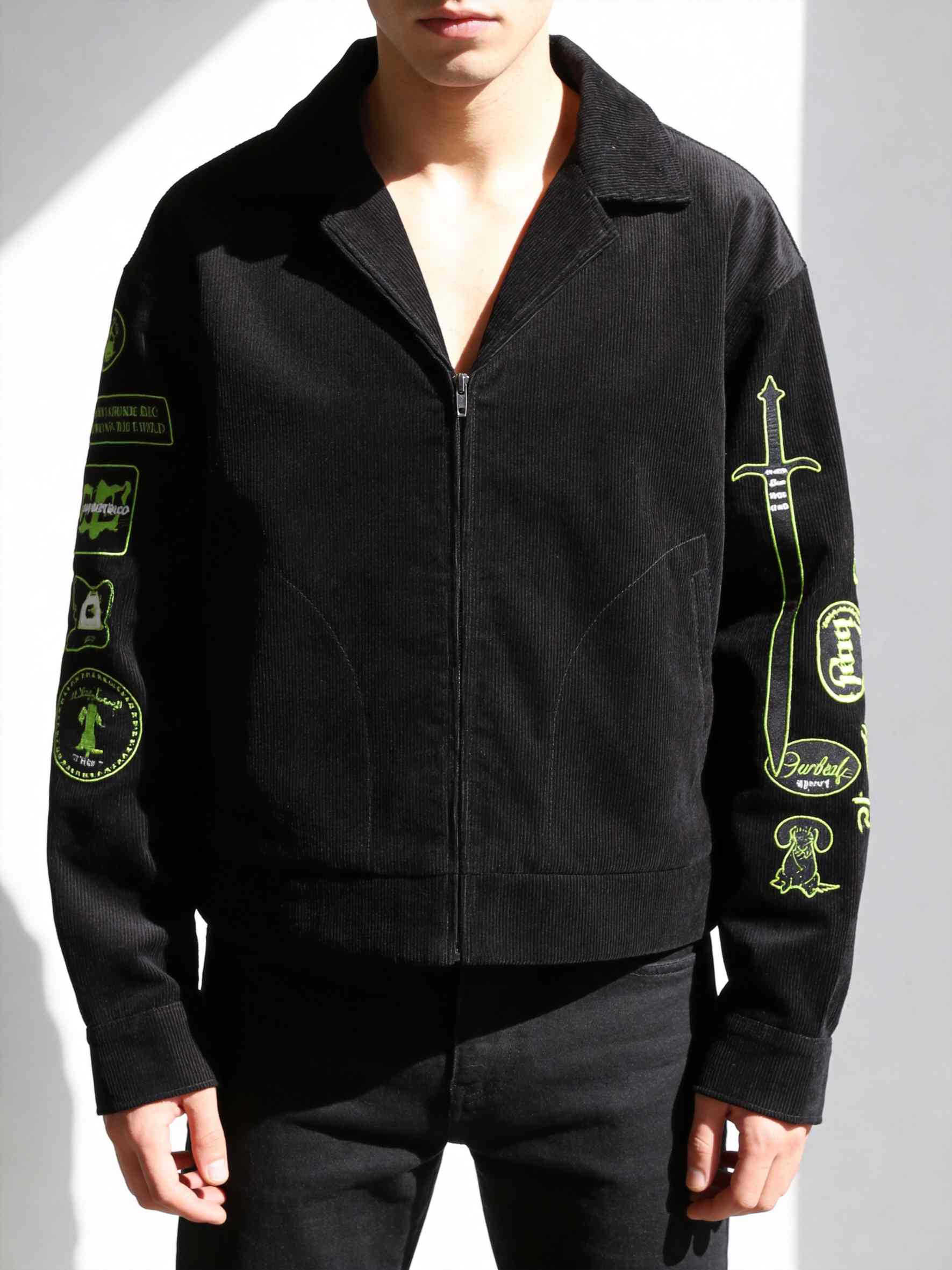 Fleece lined quilted utility jacket supply