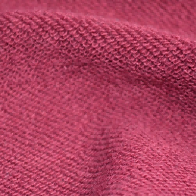Terry fabric textile for clothing manufacturing