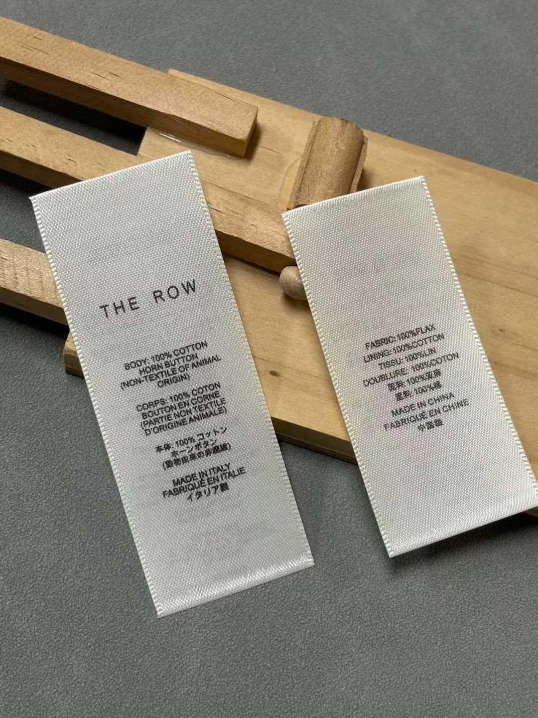 Apparel care label custom printing for brands