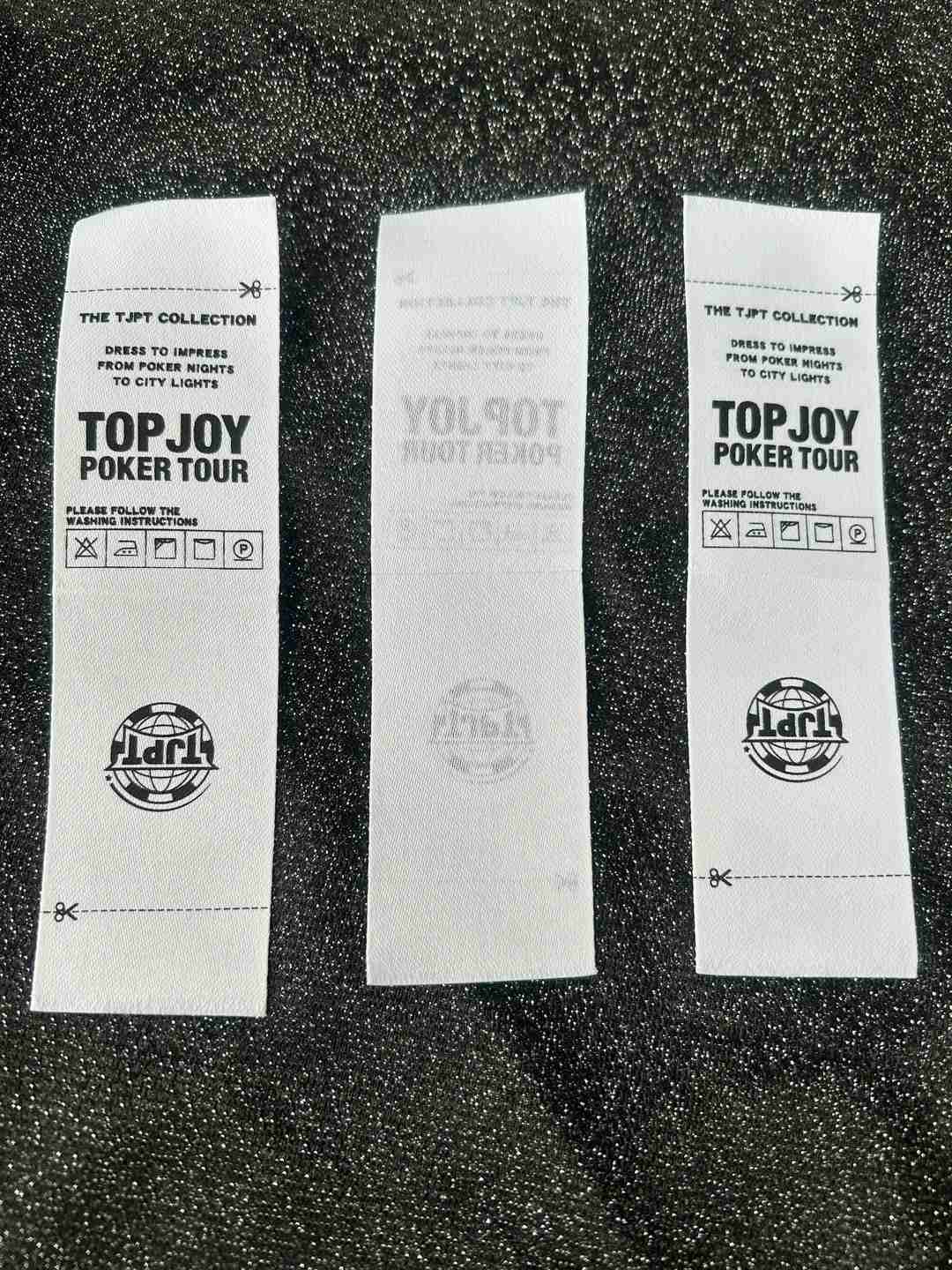Custom garment wash care label for brands