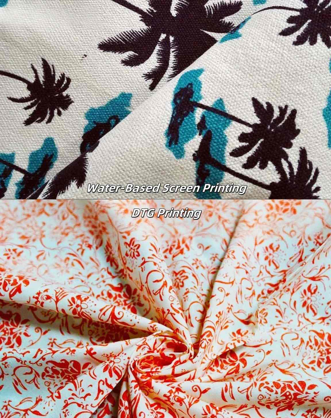 Water based screen printing on apparel