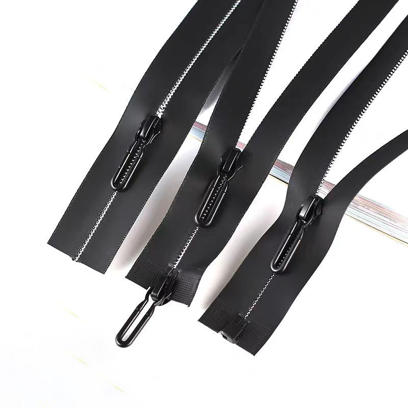 Custom zippers for apparel manufacturing and garment production
