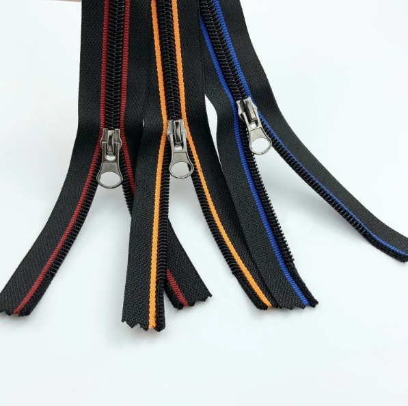 Custom zippers for apparel manufacturing and garment production