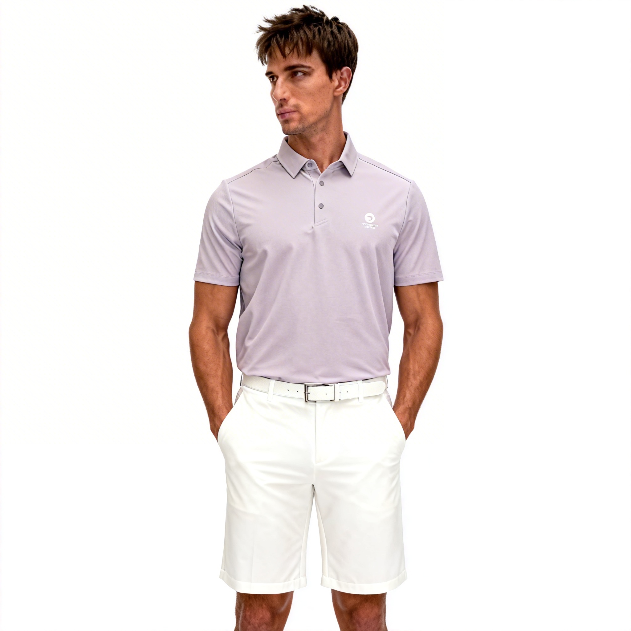Custom company shirts with embroidered logo branding