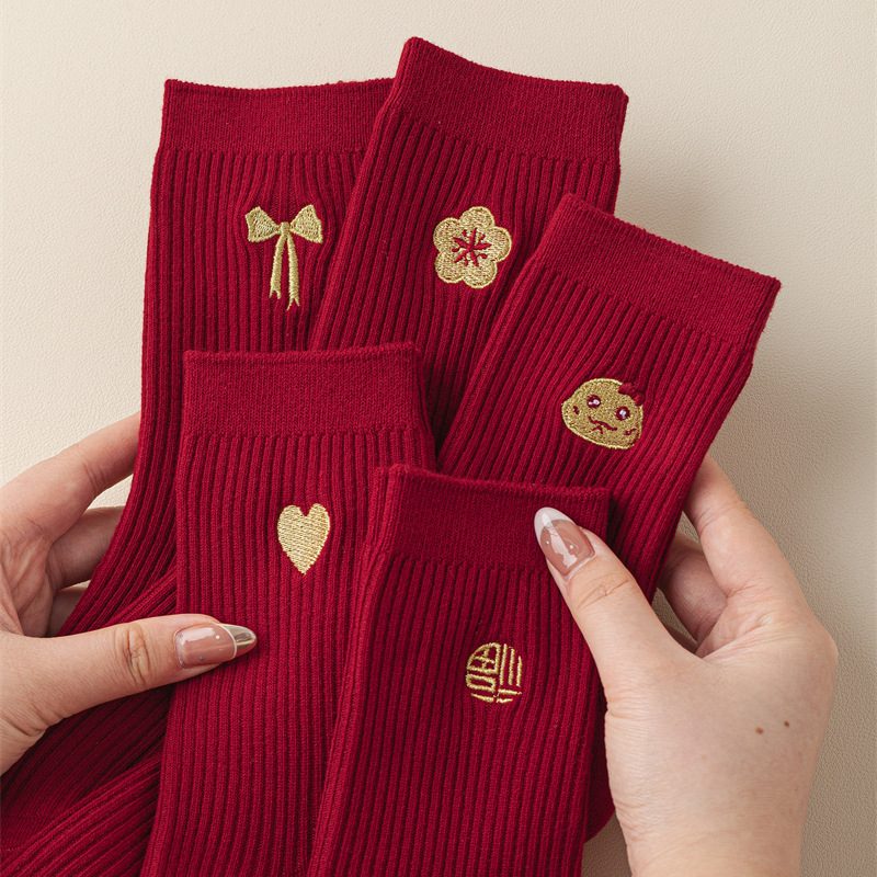Calcetines de Vestir Bordados