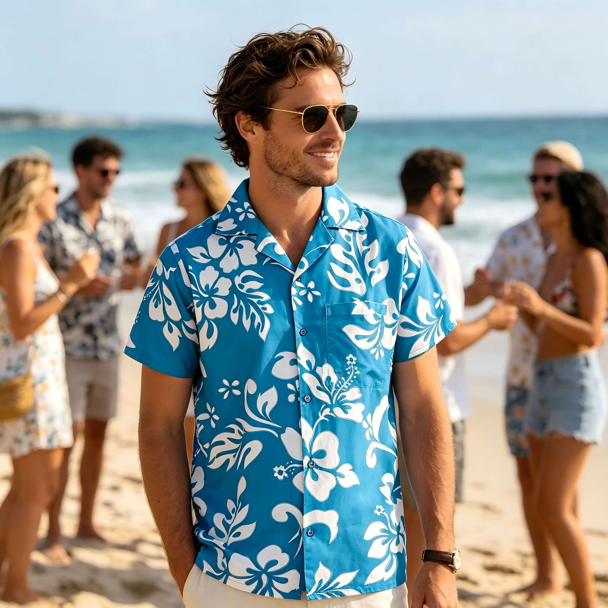 Hawaiian Button Shirts