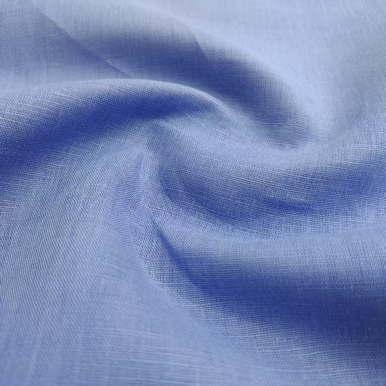 Leinen-Baumwoll-Mischgewebe Denim