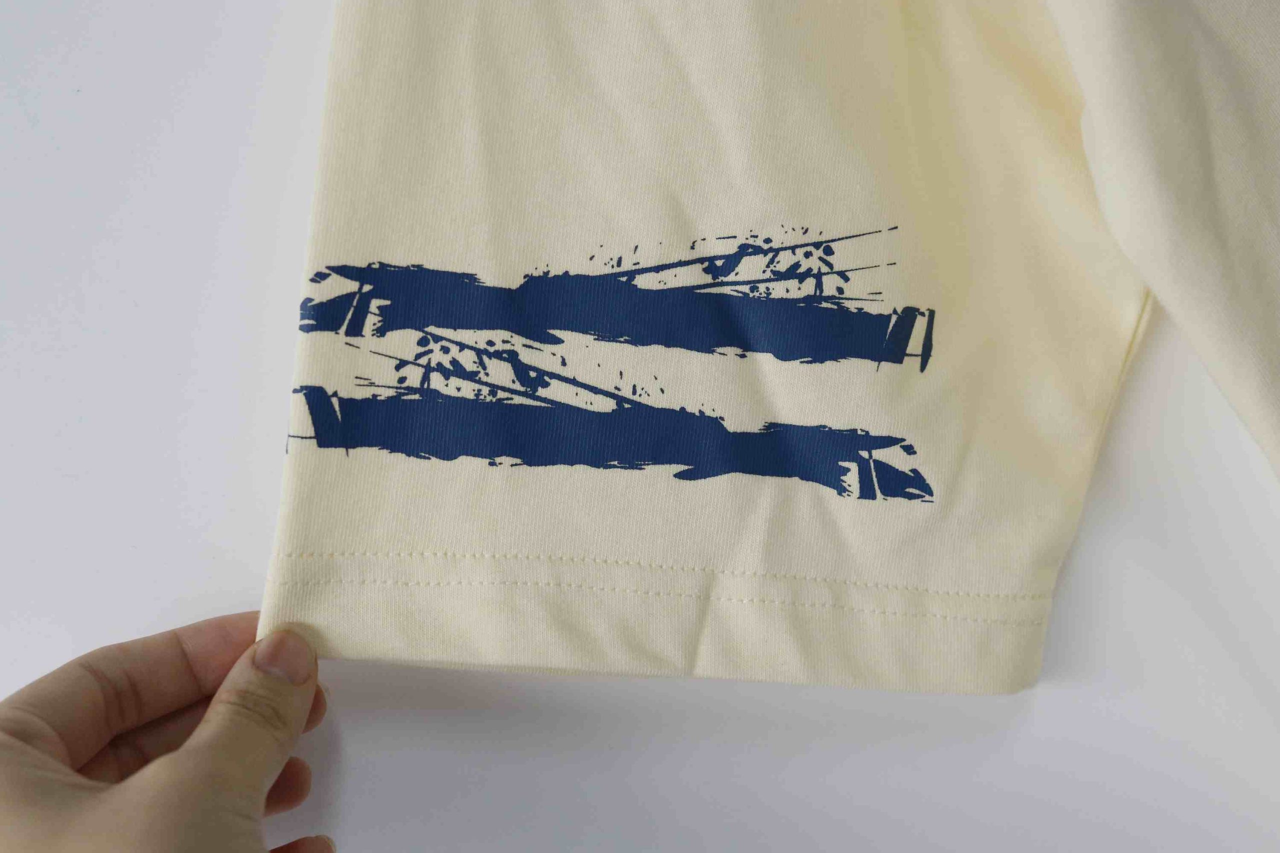 Custom puff print t-shirt from clothing vendor