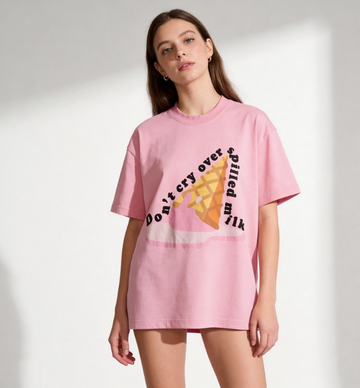 Custom screen print shirts for fashion and streetwear brands