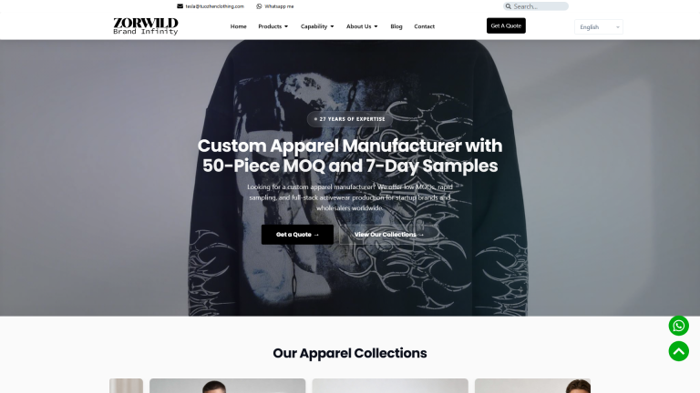 6 Best China Clothing Manufacturer in 2026: A Buyer's Guide